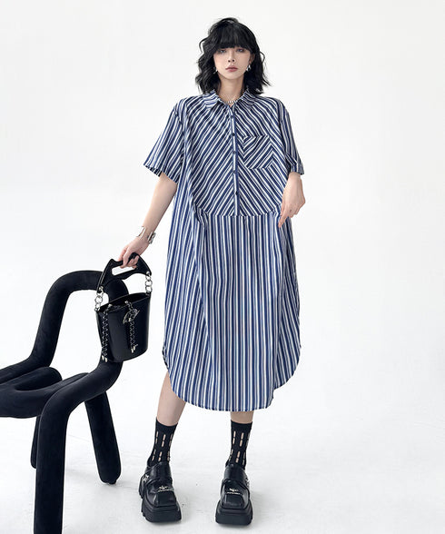 Stripe Round Dress